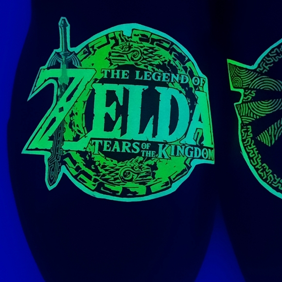 Vans Custom Glow in the dark Zelda Tears of the Kingdom black leather shoes 8.5 - Picture 12 of 16